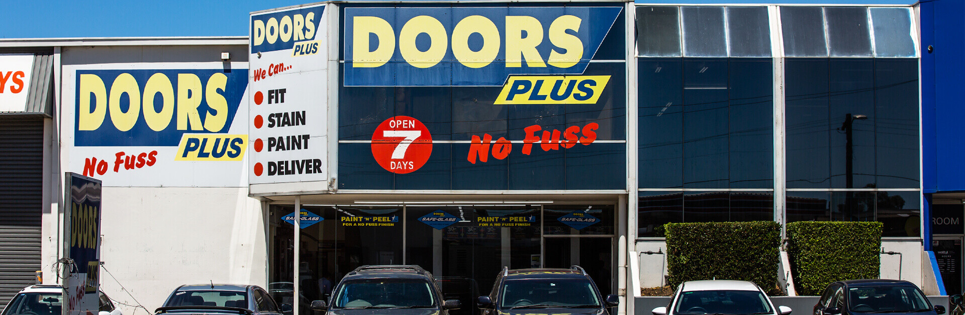 Doors Plus Granville Showroom in Sydney, NSW outside view