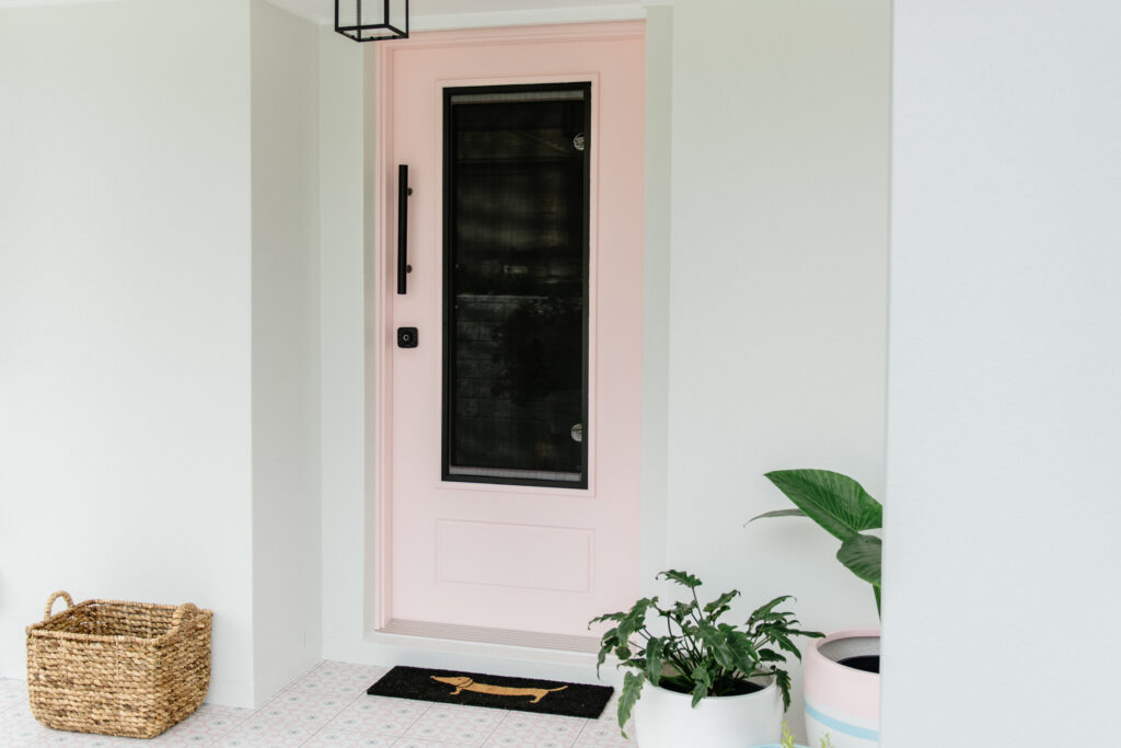 Doors Plus - External Door Painted Pink
