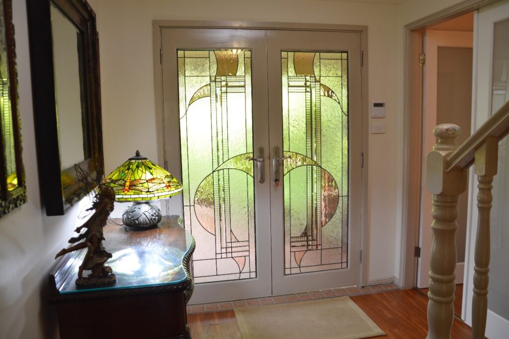 Doors Plus - Double Door with Patterned Glass